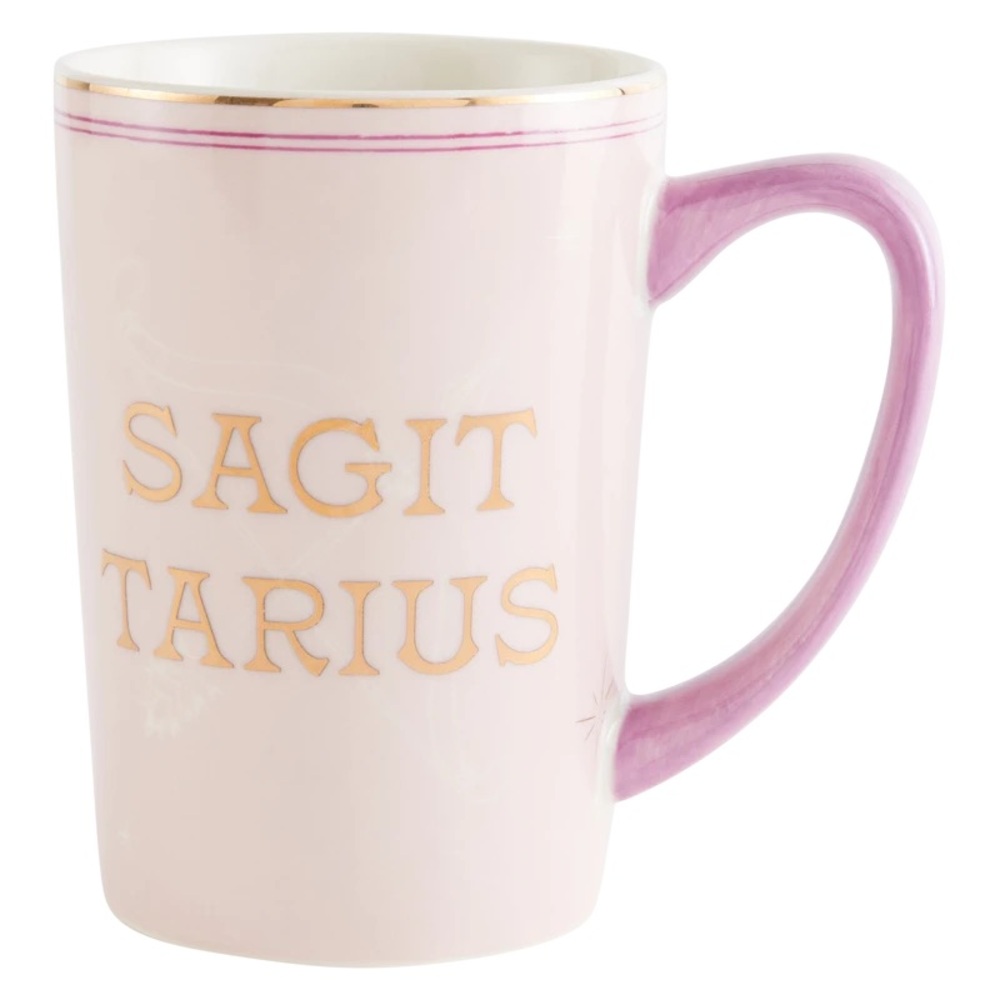XO, Sienna SAGITARIUS Zodiac Ceramic Mug Pink Gold 14.5oz BNIB